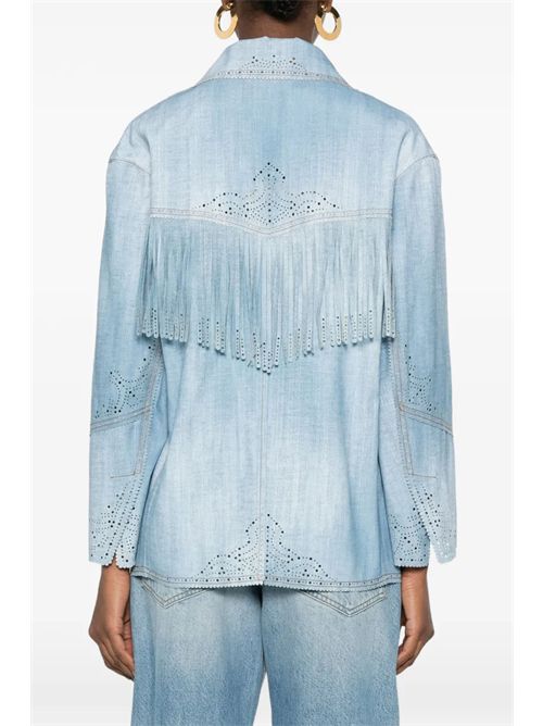 Denim print jacket ERMANNO SCERVINO | D487I312REMYS4217
